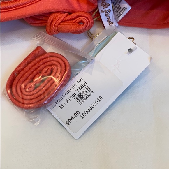 NWT: LULI FAMA: Bustier Bikini Top Sz: M - Picture 3 of 5